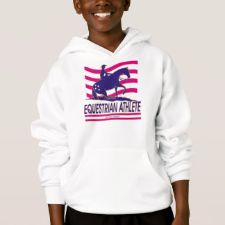 Filles retenant le sweat - shirt à capuche