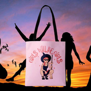 Filles seront filles   Sac fourre-tout de sorcière