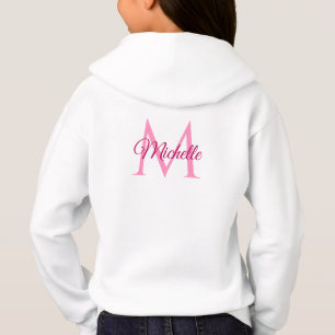 Filles Sweat - shirts à capuche roses blancs Retou