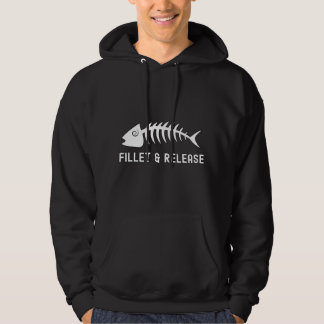 Fillet And Release Fisherman Humour Fun Mens Fishi Hoodie