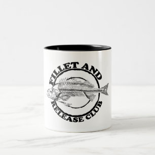Fillet and Release. Two-Tone Coffee Mug
