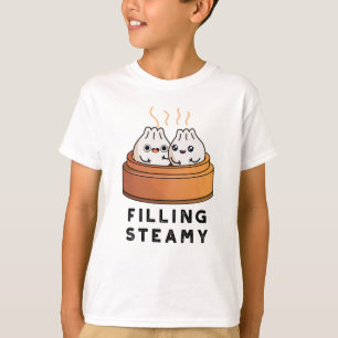 Filling Steamy Funny Dimsum Bao Pun T-Shirt