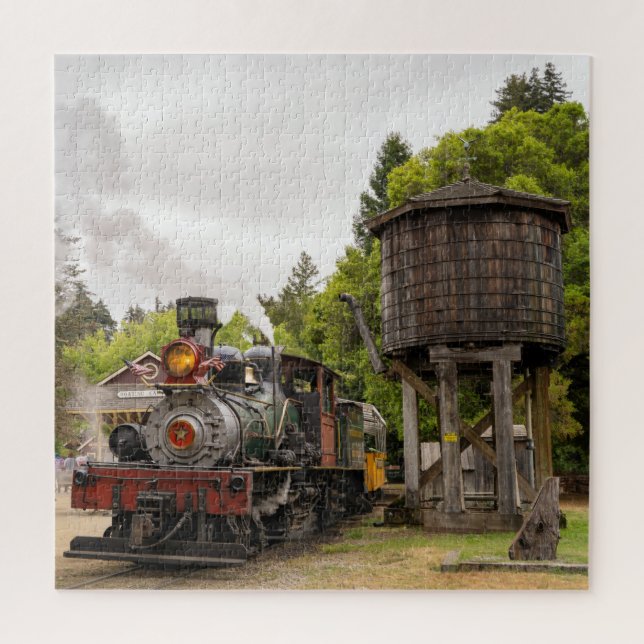Filling The Water Tank. Jigsaw Puzzle (Vertical)