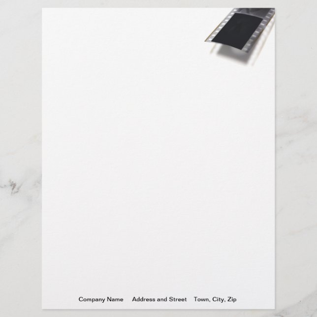 Film and shadow Letterhead (Front)