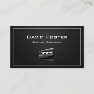 Film Assistant Cameraman Director Business Card
