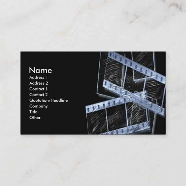 film Business card (Front)