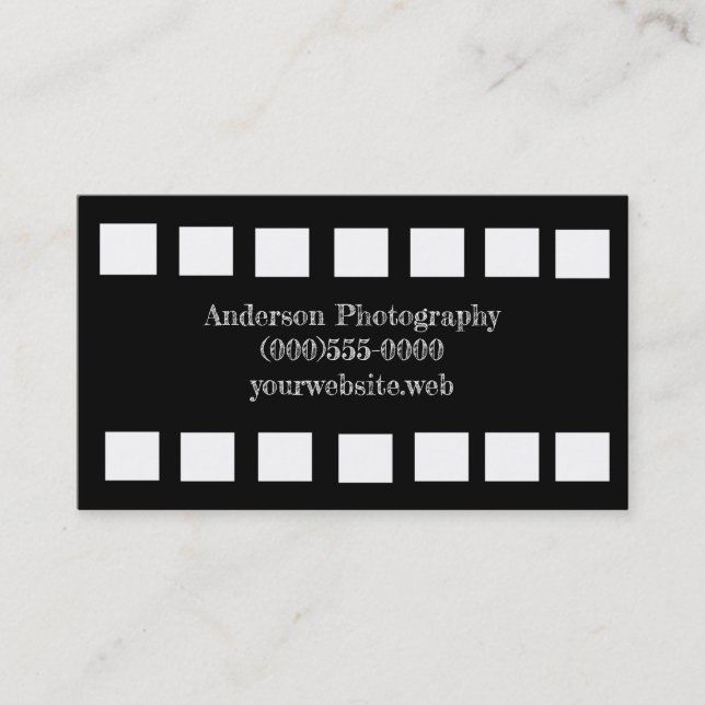 "Film" Business Cards (Front)
