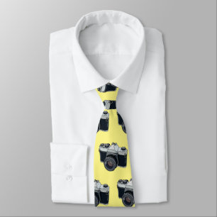 Film camera cartoon illustration tie