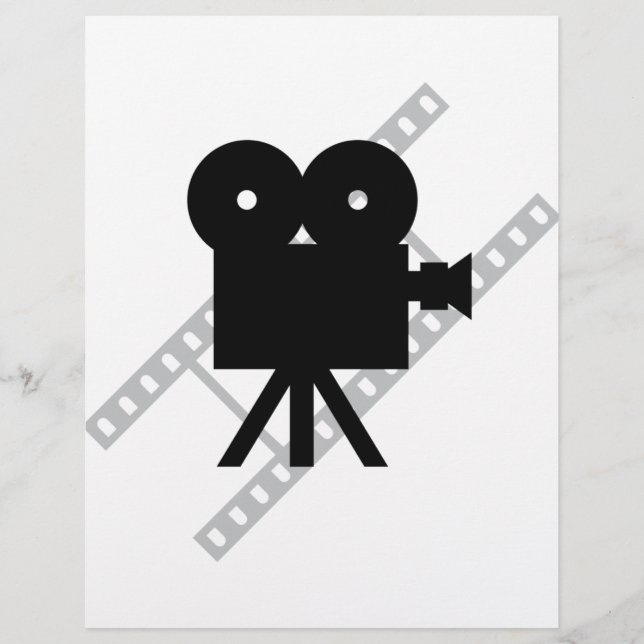 film camera icon flyer (Front)