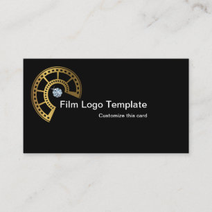Film Carte de visite Design Metallic Gold Film Str