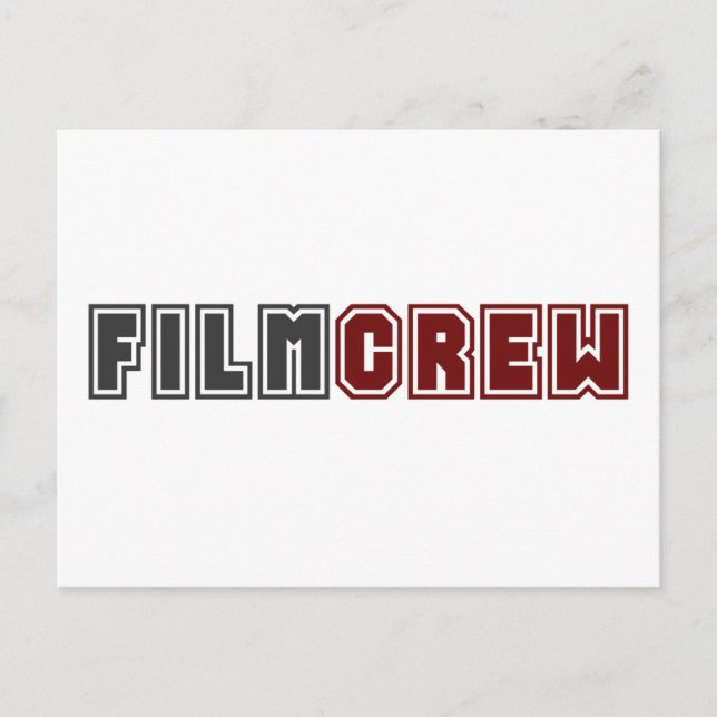Film Crew Postcard (Front)