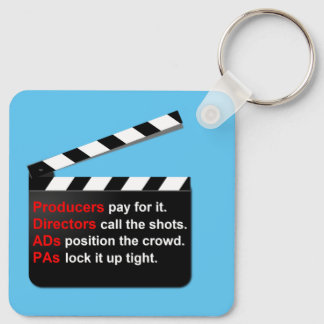 Film Crew PRODUCE a great movie Keychain
