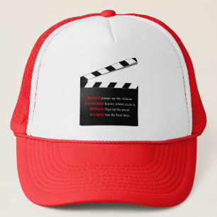 Film Crew SOUND off casquette et donner Clap pour