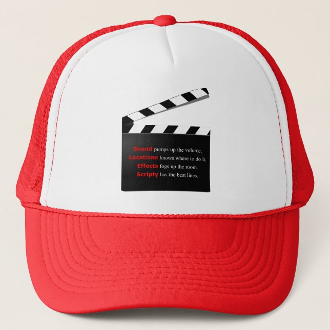 Film Crew SOUND off casquette et donner Clap pour (Devant)