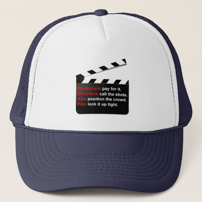 Film Crew tip your hat and give a Clap for (Front)