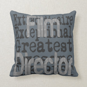 Film Director Extraordinaire Throw Pillow