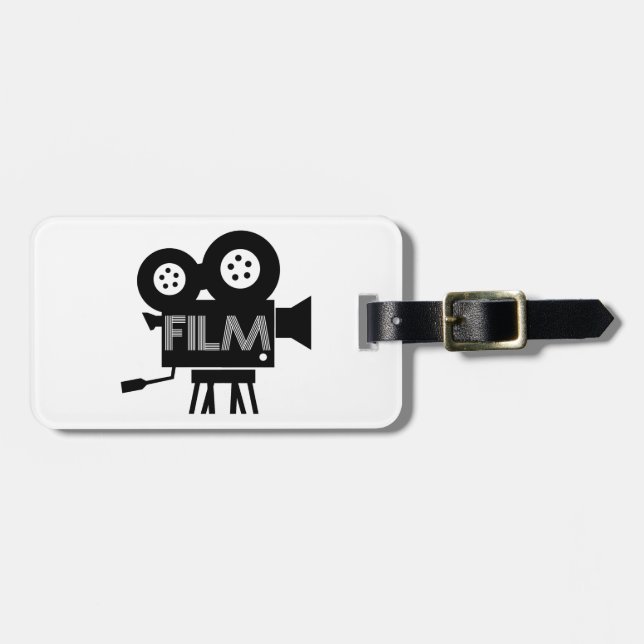 Film Director Hollywood Personalized Luggage Tag (Front Horizontal)