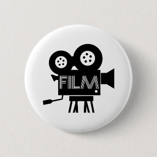 Film Director White Button