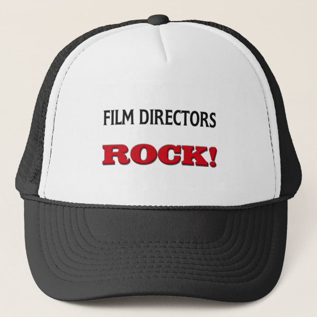 Film Directors Rock Trucker Hat (Front)