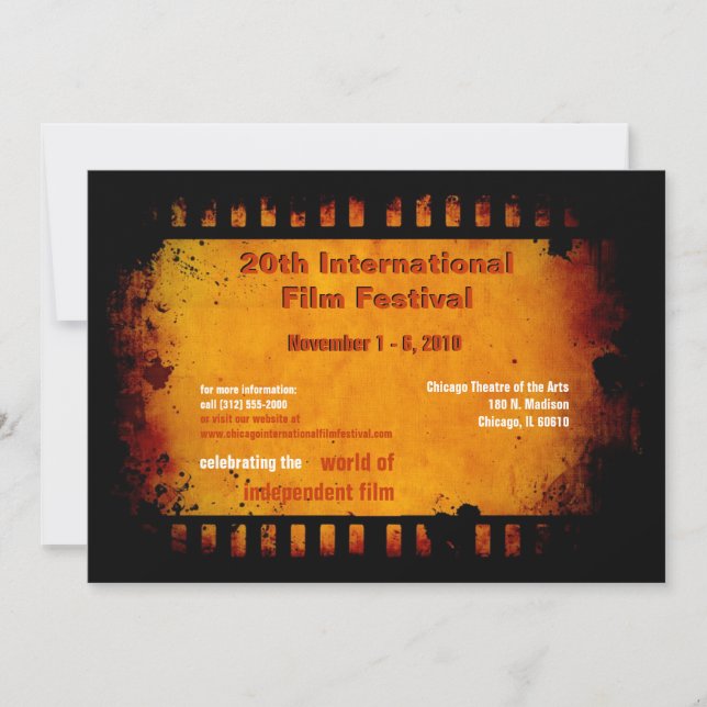 film festival invitation (Front)