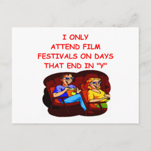 film festival postcard