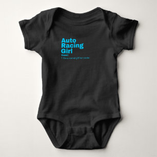 Film Girl - Auto Racing Baby Bodysuit