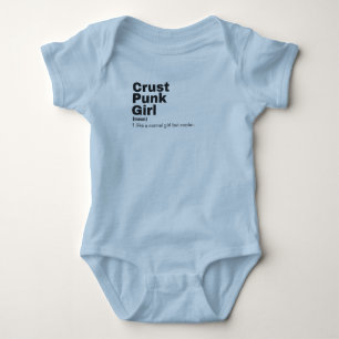 Film Girl - Crust Punk Baby Bodysuit