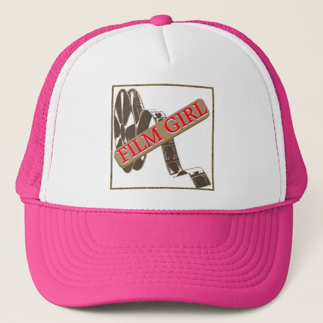 FILM GIRL LOGO 4 TRUCKER HAT (Front)
