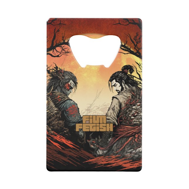 Film Kung Fu Movie Fight Scene Action Bottle Opens Credit Card Bottle Opener (Front)