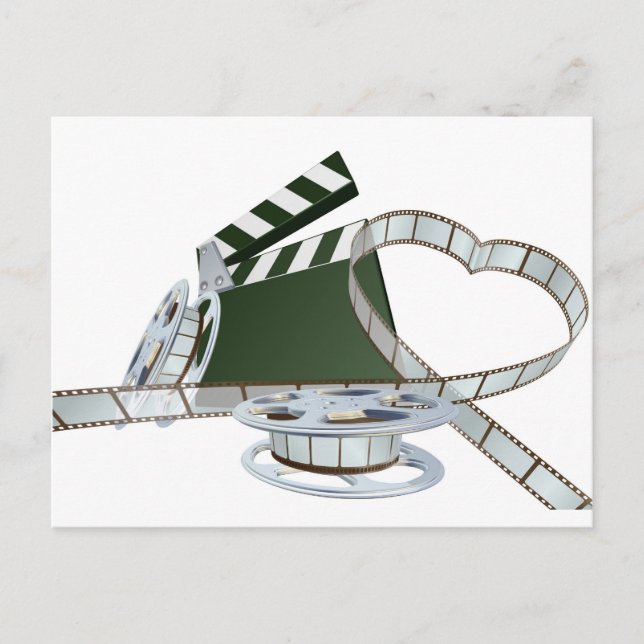 Film lover concept postcard (Front)