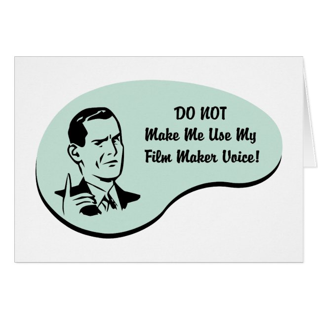 Film Maker Voice (Front Horizontal)