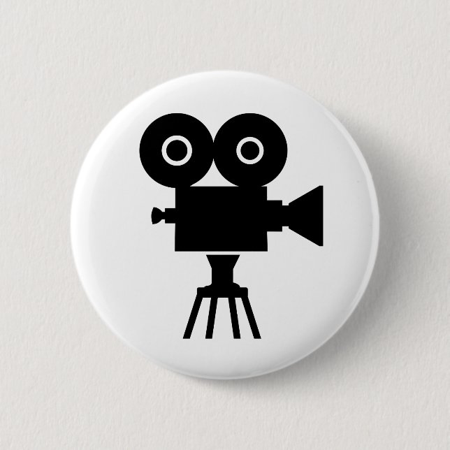 Film movie camera 2 inch round button (Front)