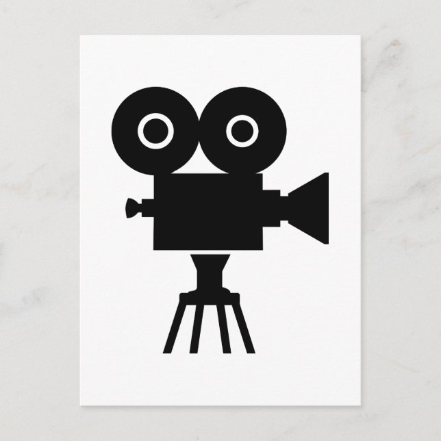 Film movie camera postcard (Front)