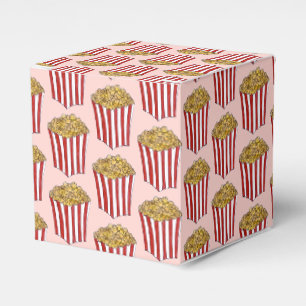 Film Movie Night Sleepover Buttered Popcorn Tub Favor Box