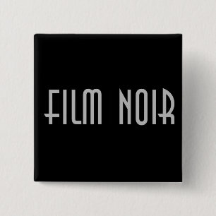 Film Noir 2 Inch Square Button