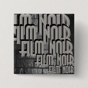 Film Noir 2 Inch Square Button