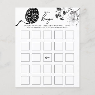 Film Noir - Bridal Shower Bingo Game