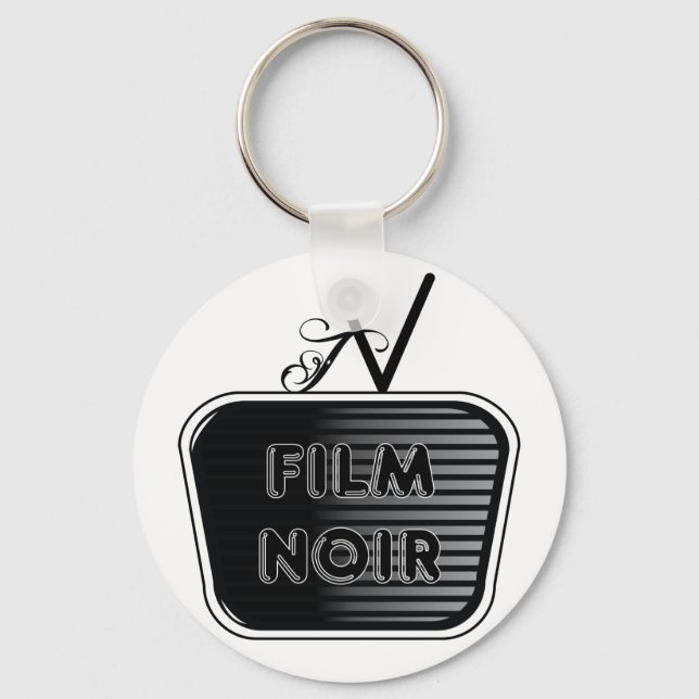 Film Noir Keychain (Front)