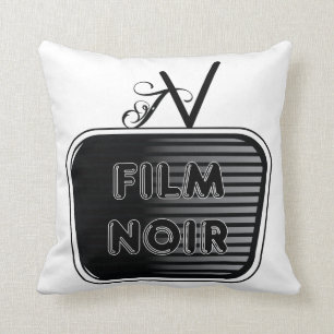 Film Noir Throw Pillow