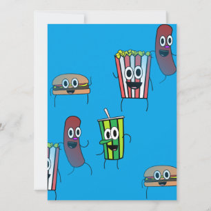 film pop-corn Invitation