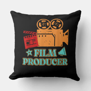 Film Producer Movie Director Acter Arts Acting Throw Pillow