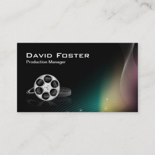 Film Production Manager Director Producer Cutter Business Card