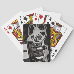 Film Projector Movie Reels Playing Cards