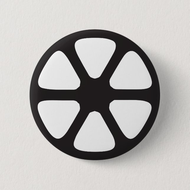 Film Reel 2 Inch Round Button (Front)