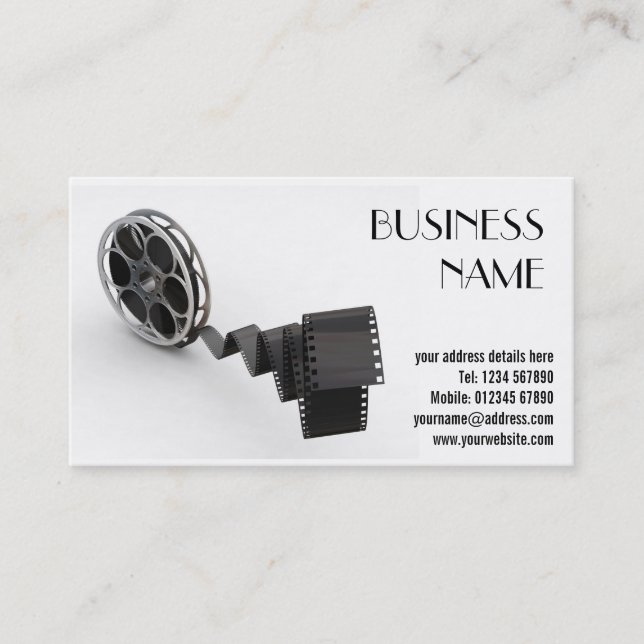 Film Reel Business Card (Front)