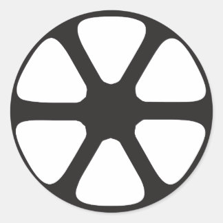 Film Reel Classic Round Sticker