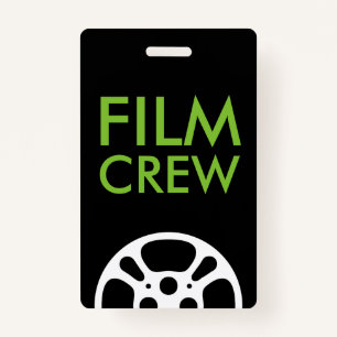 Film Reel Crew and Staff Lanyard Badge