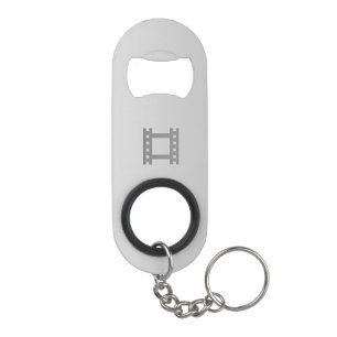 Film Reel Mini Bottle Opener With Keychain
