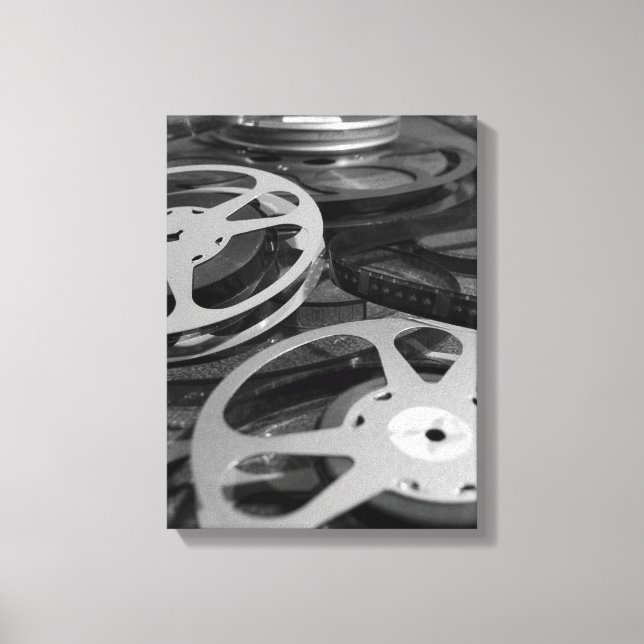 Film Reel / Movie Reel Canvas Print (Front)