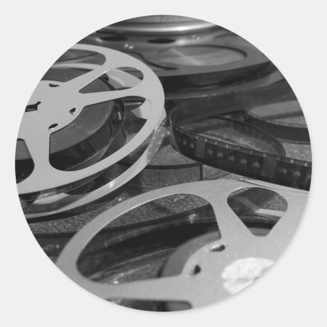 Film Reel / Movie Reel Sticker (Front)
